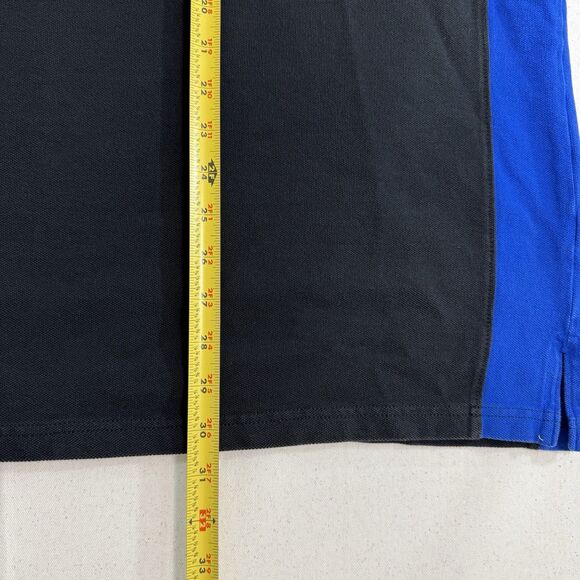 Polo Ralph Lauren Shirt 2XB Cookie Patch Rugby Style VTG Colorblock Black - Picture 7 of 8